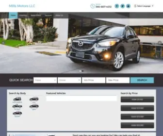 Millsmotors.net(Millsmotors) Screenshot