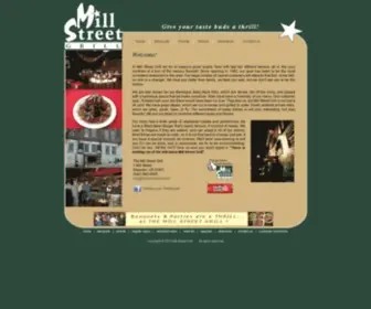 Millstreetgrill.com(Mill Street Grill) Screenshot