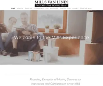 Millsvanlines.com(Mills Van Lines) Screenshot