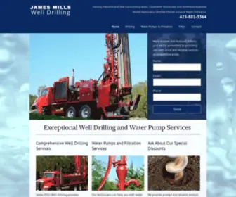 Millswaterwell.com(James Mills Well Drilling) Screenshot