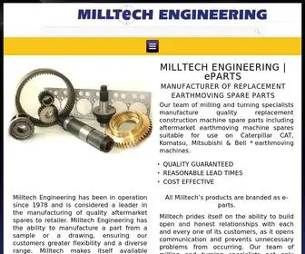 Milltech-ENG.com(Earthmoving machine spares) Screenshot