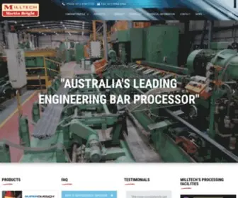 Milltechmartinbright.com(Steel Processing and Engineering) Screenshot