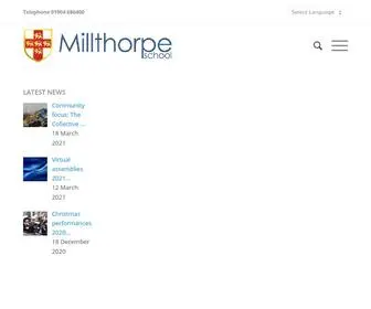 Millthorpeschool.co.uk(Millthorpe School) Screenshot