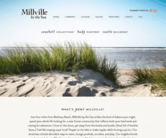 Millvillebythesea.com(New beach homes in Delaware) Screenshot