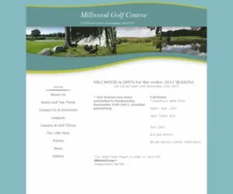 Millwoodgolfcourse.net(Millwood Farms Golf Course) Screenshot