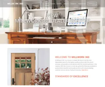 Millwork360.net(Millwork 360) Screenshot