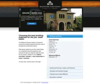 Millworksolutions.com(Millwork Solutions) Screenshot