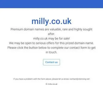 Milly.co.uk Screenshot