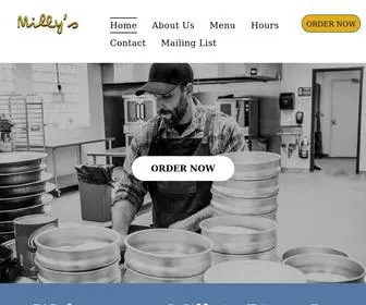 Millyspizzachi.com(Milly's Pizza In The Pan) Screenshot
