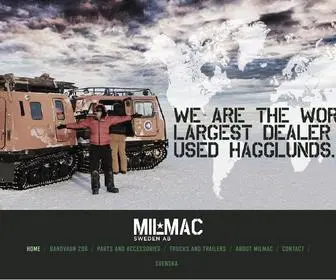 Milmacsweden.com(MILMAC Sweden AB) Screenshot