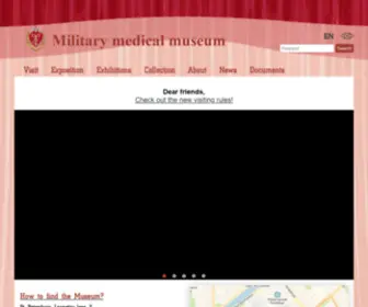 Milmed.spb.ru(Главная страница Военно) Screenshot