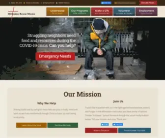 Milmission.org(Milwaukee Rescue Mission) Screenshot