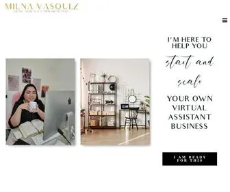 Milnavasquez.com(Milna Vasquez) Screenshot