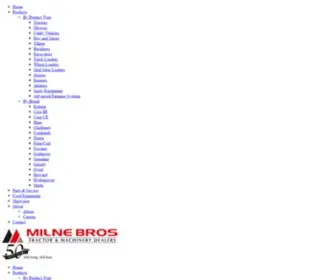 Milnebros.com.au(MILNE BROS) Screenshot