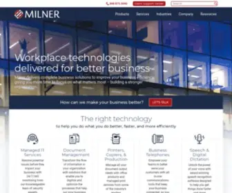 Milner.com(Business Technology & Workflow Solutions) Screenshot