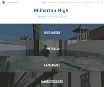 Milnertonhighresources.com(Online Resources) Screenshot