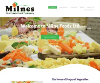 Milnes.ie(Prepared Vegetables) Screenshot