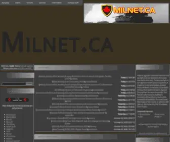 Milnet.ca(Milnet) Screenshot