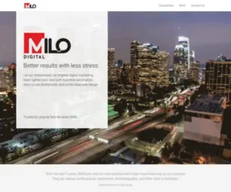 Milodigital.com(Milo Digital) Screenshot