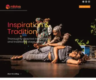 Milolaa.com(Inspiring Stage Plays) Screenshot