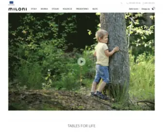 Miloni.pl(Producent nowoczesnych mebli drewnianych) Screenshot