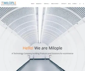 Milople.com(The Ecommerce Technology Company) Screenshot