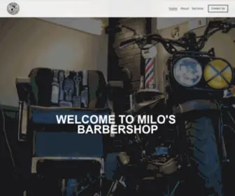 Milosbarbershop.net(Your Site Title) Screenshot