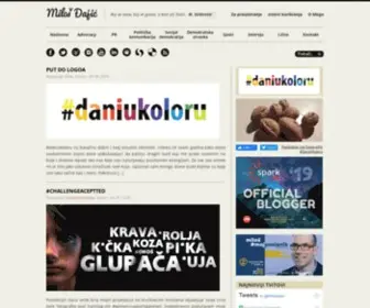 Milosdjajic.com(Miloš) Screenshot