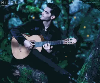 Milosguitar.com(Guitarist Milo) Screenshot