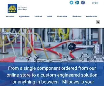 Milpaws.com(Milpaws Hose & Fittings) Screenshot