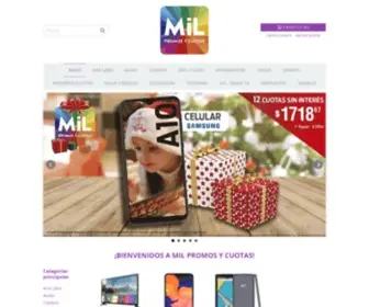 Milpromosycuotas.com.ar(Tienda Online de MIL) Screenshot