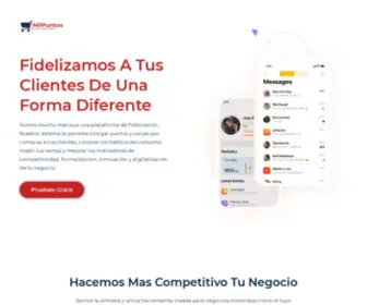 Milpuntos.co(Plataforma de fidelización de clientes) Screenshot