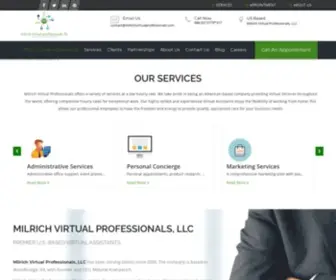 Milrichvirtualprofessionals.com(Milrich Virtual Professionals llc) Screenshot