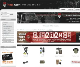 Milsimproducts.com(MilSim Products) Screenshot