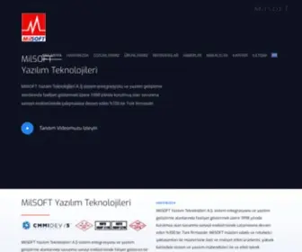 Milsoft.com.tr(MilSOFT Software Technologies) Screenshot
