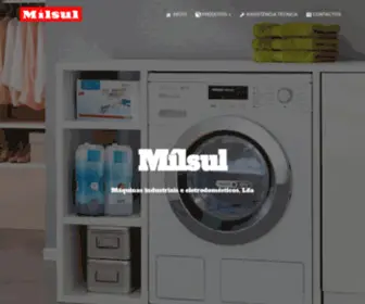 Milsul.pt(Máquinas industriais e Electrodomésticos) Screenshot