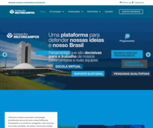 Miltoncampos.org.br(Fundação) Screenshot