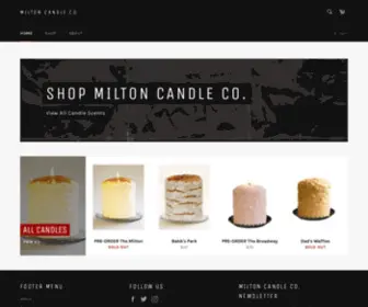 Miltoncandleco.com(Milton Candle Co) Screenshot