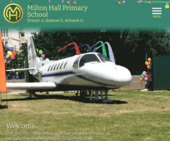 Miltonhallschool.com(Milton Hall Primary School) Screenshot