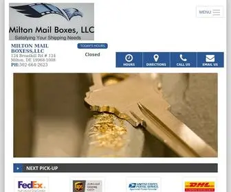 Miltonmailbox.com(MILTON MAIL BOXESS) Screenshot