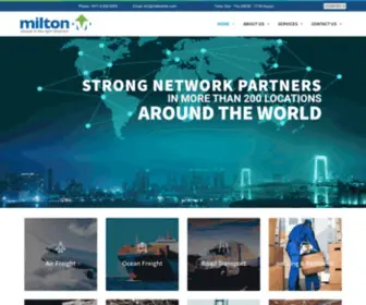 Miltonme.com(Best logistics company in UAE and Qatar) Screenshot