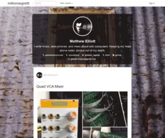 Miltonsegretti.net(Miltonsegretti) Screenshot