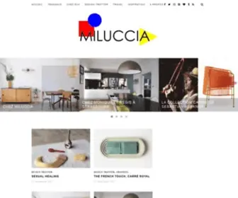 Miluccia.net(Inspiration décoration et design) Screenshot