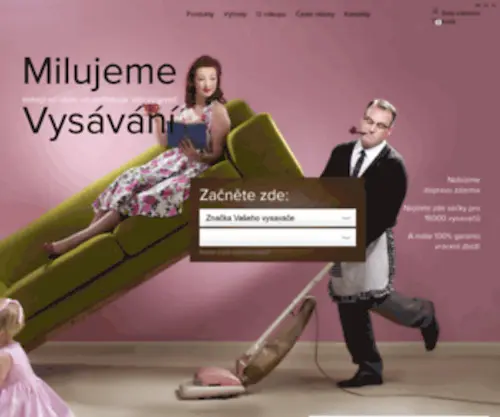 Milujeme-Vysavani.cz(Sáčky) Screenshot