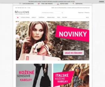 Milujemekabelky.cz(Veľkoobchod) Screenshot