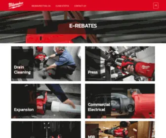 Milwaukeecanadaebates.ca(Milwaukee® Tool E) Screenshot