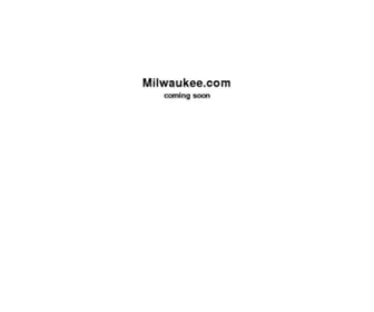 Milwaukee.com(Domain name may be for sale) Screenshot
