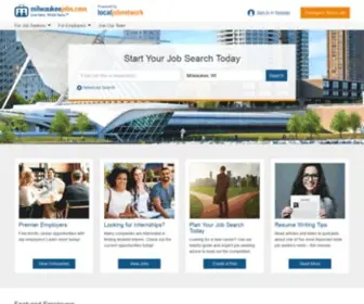 Milwaukeejobs.com(Search Jobs) Screenshot