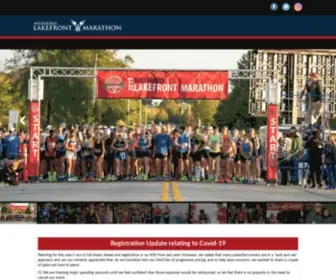 Milwaukeelakefrontmarathon.org(Milwaukee Lakefront Marathon) Screenshot
