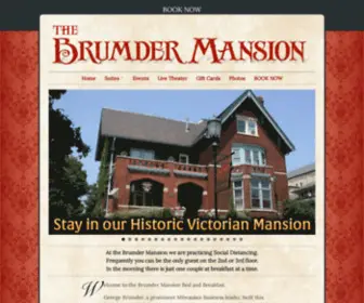 Milwaukeemansion.com(Brumder Mansion) Screenshot